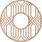 Ekena Millwork Empire Wood Fretwork Pierced Ceiling Medallion, Cherry, 26"OD x 9 1/2"ID x 1/4"T CMWP26X26X0250EPCH - alternate 3